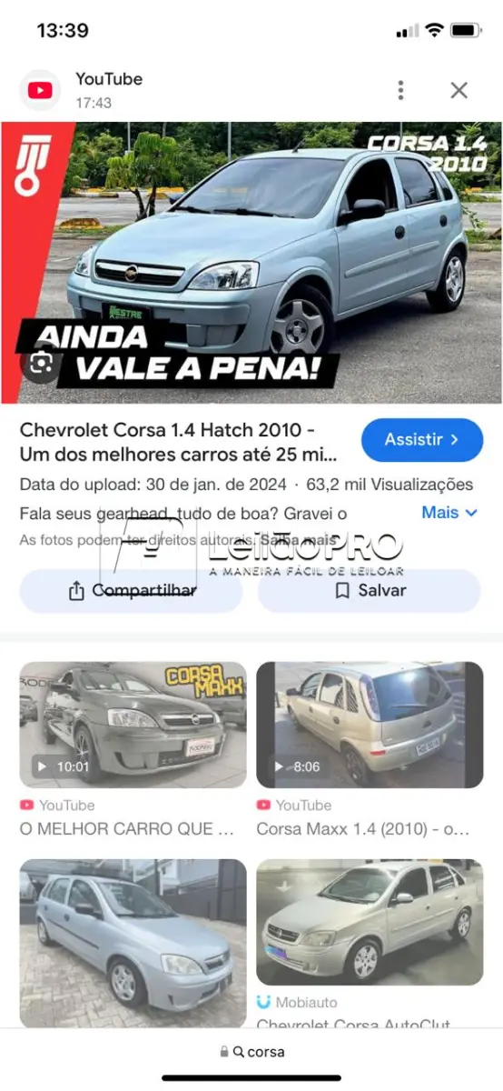 LOTE 002 - GM/CORSA 1.0